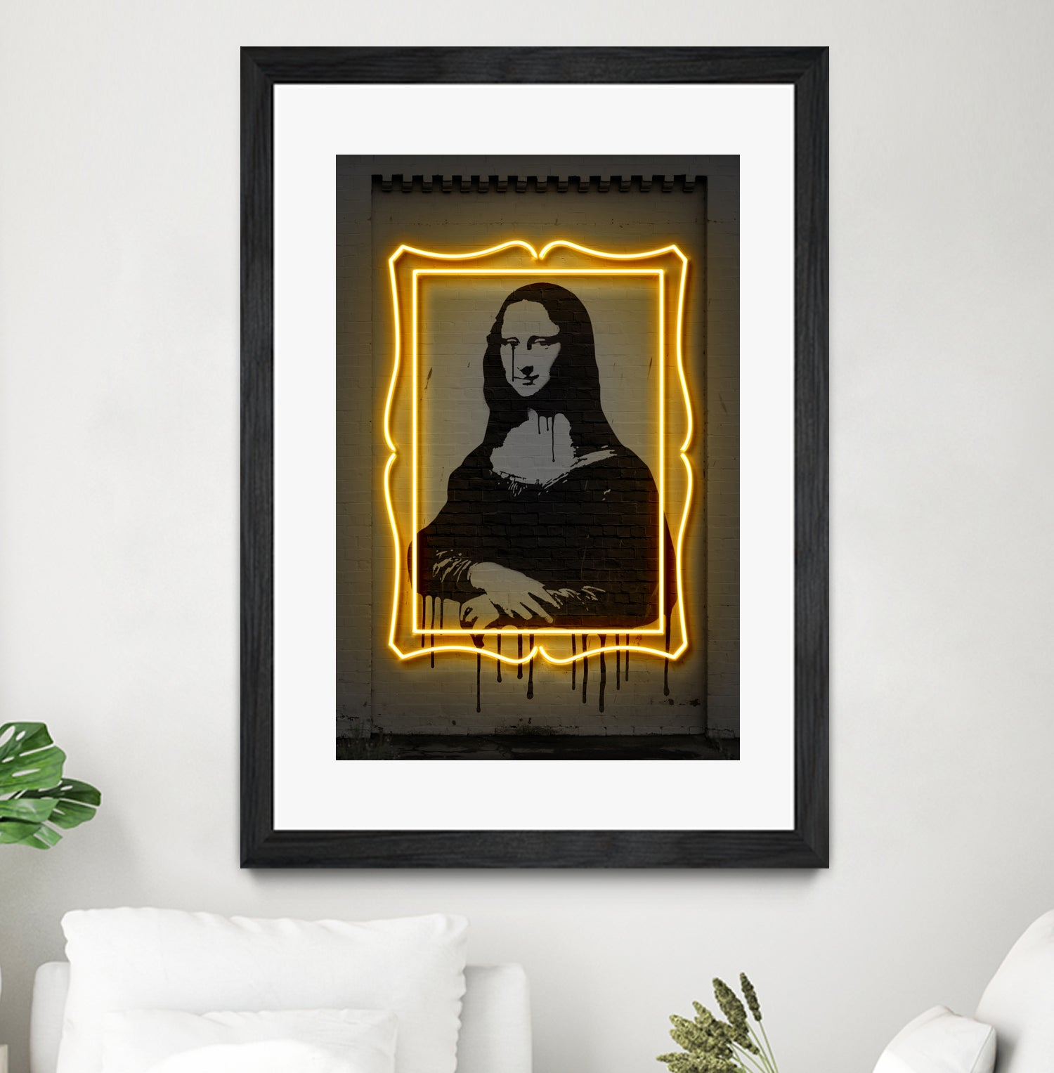 Mona Lisa by Octavian Mihai Mielu on GIANT ART - yellow digital drawing