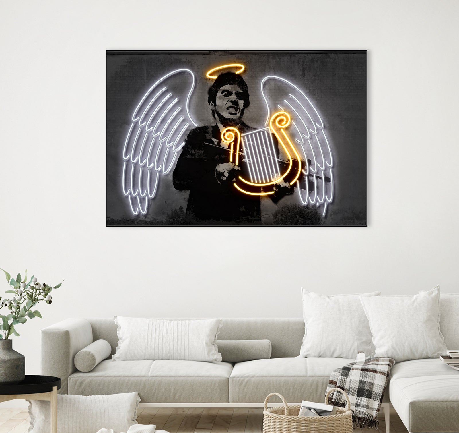 Fallen Angel by Octavian Mihai Mielu on GIANT ART - yellow digital drawing