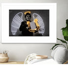 Fallen Angel by Octavian Mihai Mielu on GIANT ART - yellow digital drawing