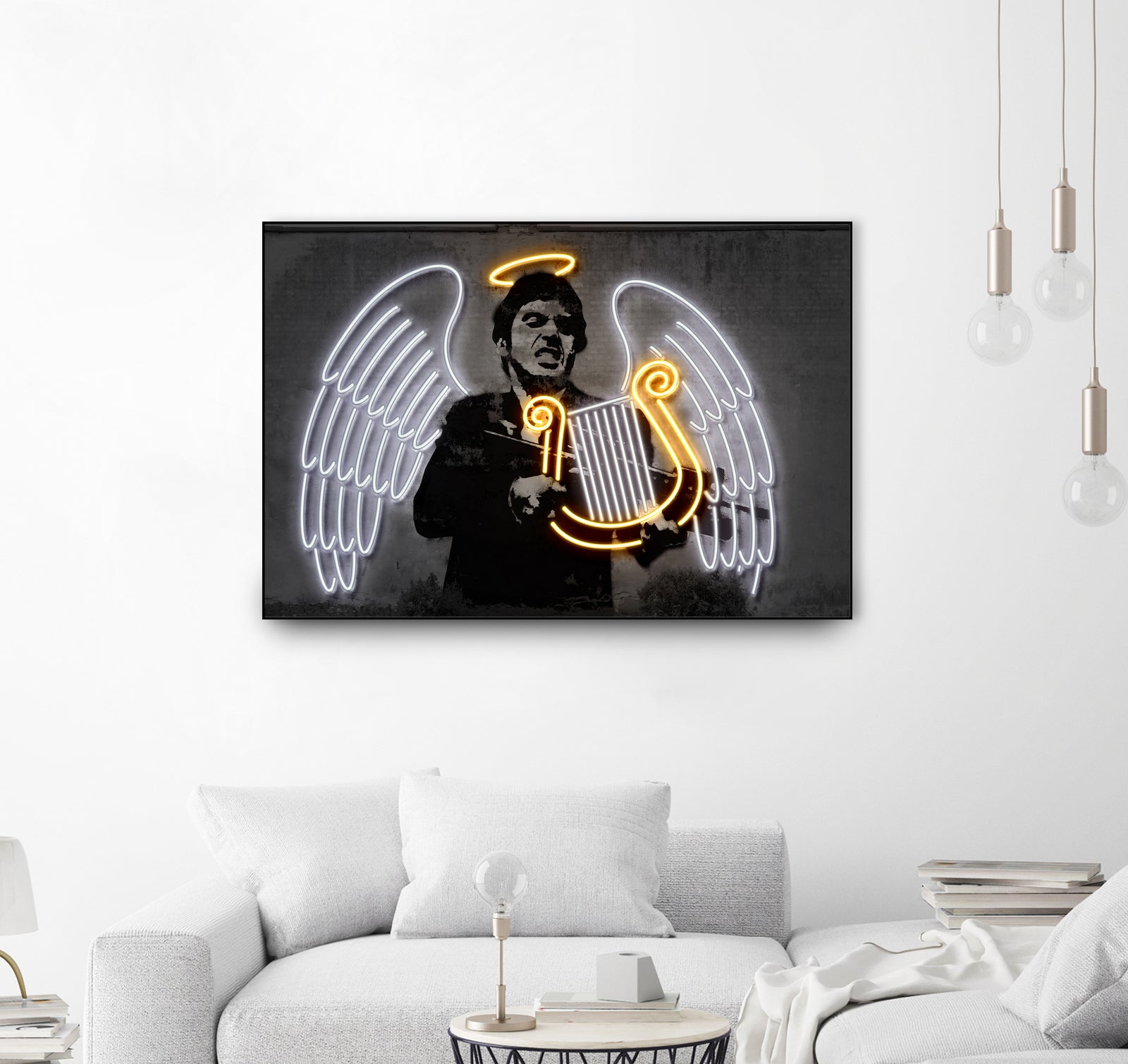 Fallen Angel by Octavian Mihai Mielu on GIANT ART - yellow digital drawing