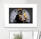 Fallen Angel by Octavian Mihai Mielu on GIANT ART - yellow digital drawing