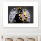 Fallen Angel by Octavian Mihai Mielu on GIANT ART - yellow digital drawing