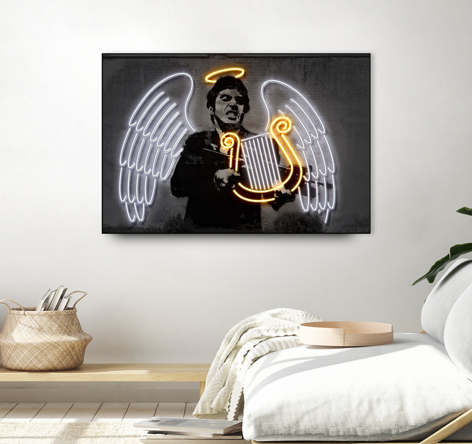 Fallen Angel by Octavian Mihai Mielu on GIANT ART - yellow digital drawing