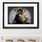 Fallen Angel by Octavian Mihai Mielu on GIANT ART - yellow digital drawing