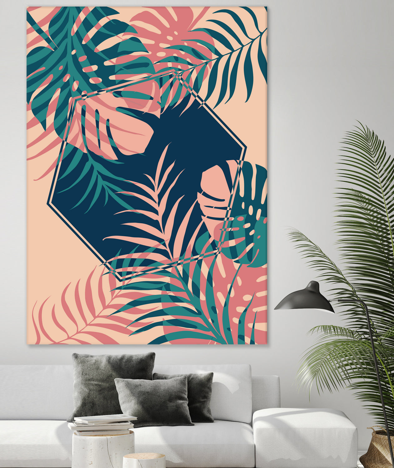 Tropical Dreams by Daniela di Niro on GIANT ART - pink digital drawing