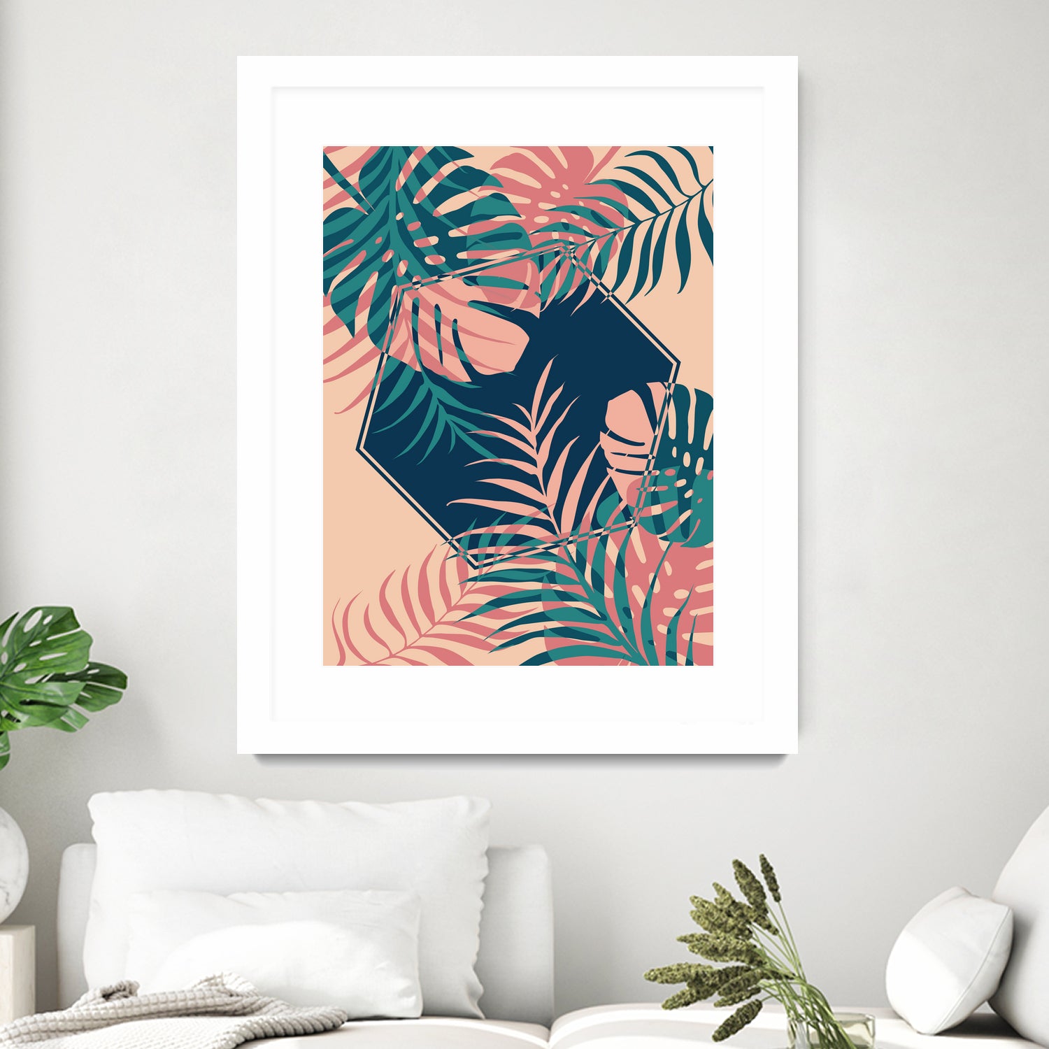 Tropical Dreams by Daniela di Niro on GIANT ART - pink digital drawing