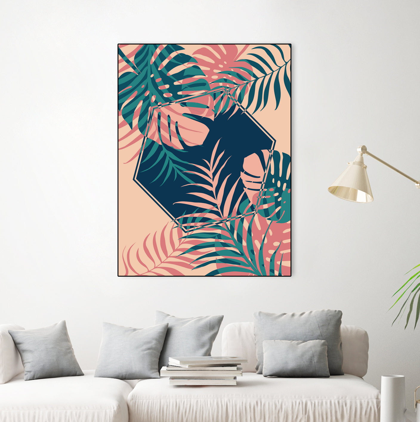 Tropical Dreams by Daniela di Niro on GIANT ART - pink digital drawing