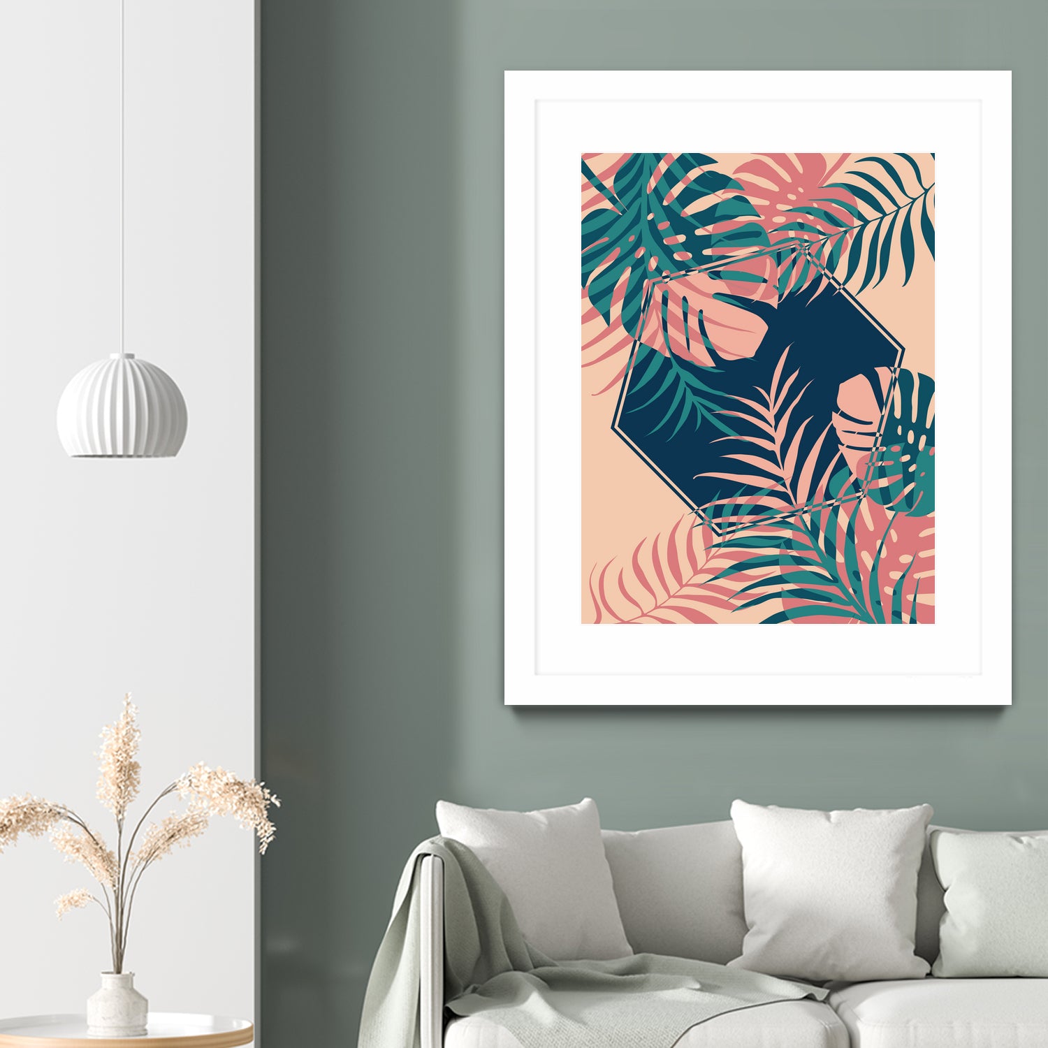 Tropical Dreams by Daniela di Niro on GIANT ART - pink digital drawing