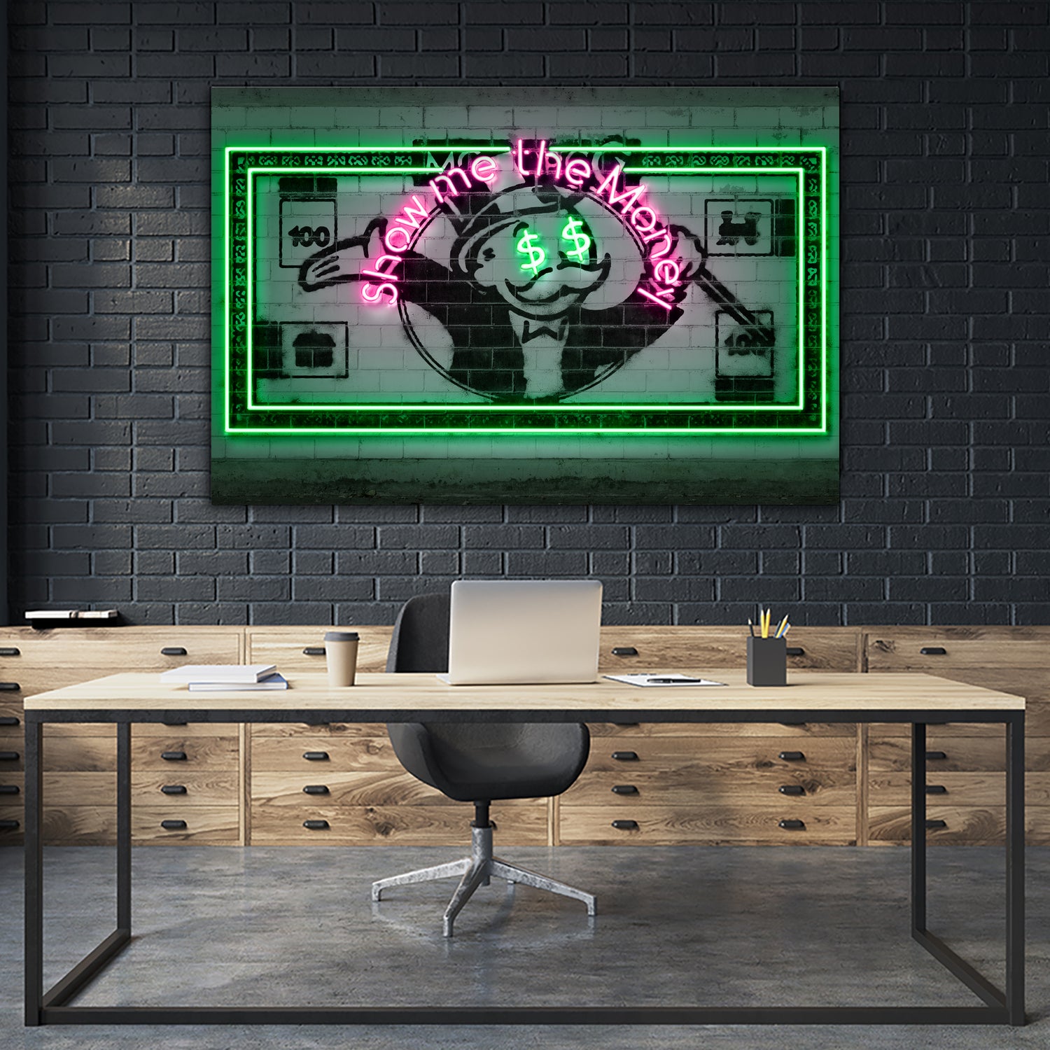 Show me the money by Octavian Mihai Mielu on GIANT ART - green digital drawing