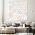 Ab Linear Rainbow by Emeline Tate-Robertson on GIANT ART - white digital painting