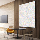 Ab Linear Rainbow by Emeline Tate-Robertson on GIANT ART - white digital painting