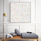 Ab Linear Rainbow by Emeline Tate-Robertson on GIANT ART - white digital painting