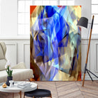 Abstract 3395 by Rafael Salazar on GIANT ART - blue digital painting