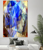 Abstract 3395 by Rafael Salazar on GIANT ART - blue digital painting