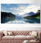 Wanderlust - Austrian Alps - Mountains, Lake by Petra Lang on GIANT ART - blue photo illustration