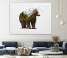 Wild I Shall Stay | Bear by Soaring Anchor on GIANT ART - brown photo manipulation