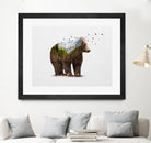 Wild I Shall Stay | Bear by Soaring Anchor on GIANT ART - brown photo manipulation