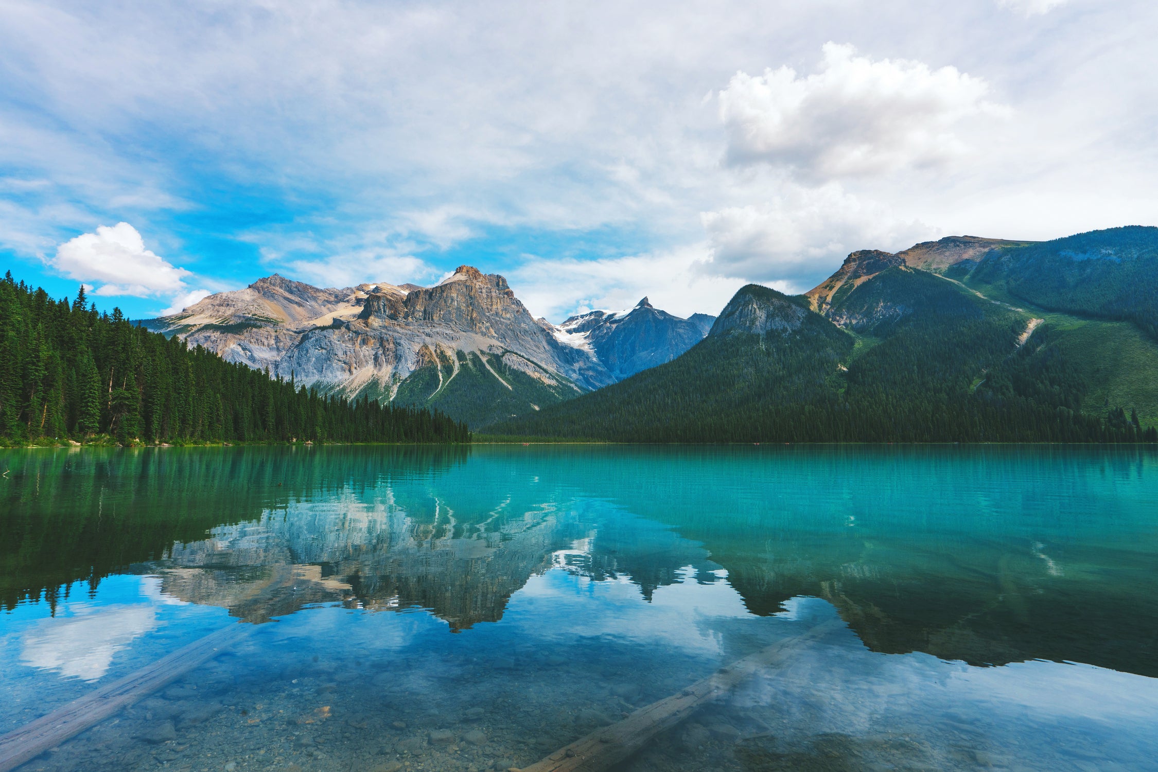 The Mountains and Blue Water by Petra Lang on GIANT ART - blue photo illustration