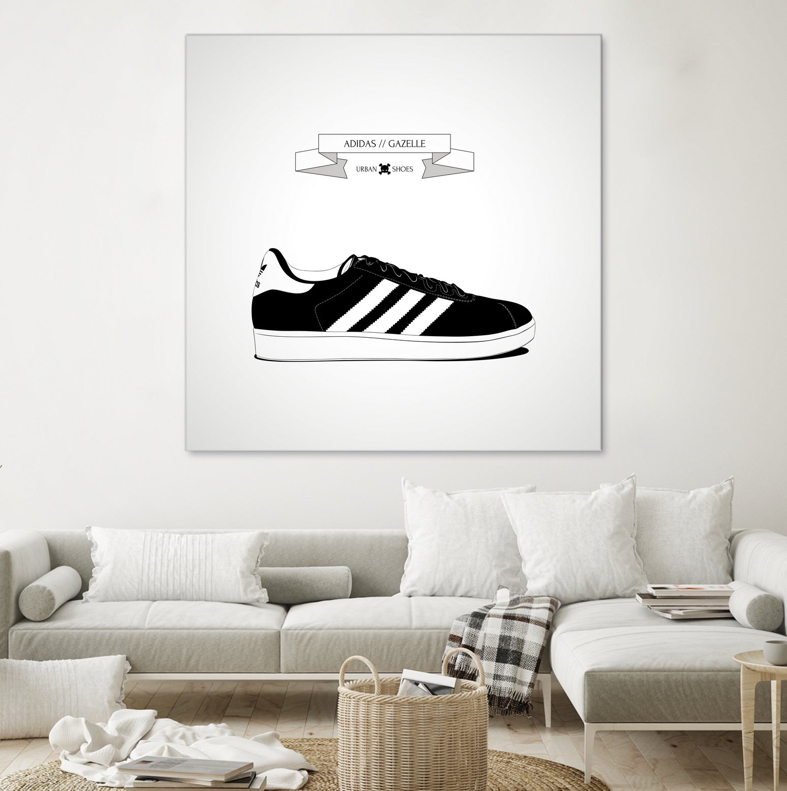 Urban Shoes / Adidas by Alejandro Garcia on GIANT ART - gray photo illustration