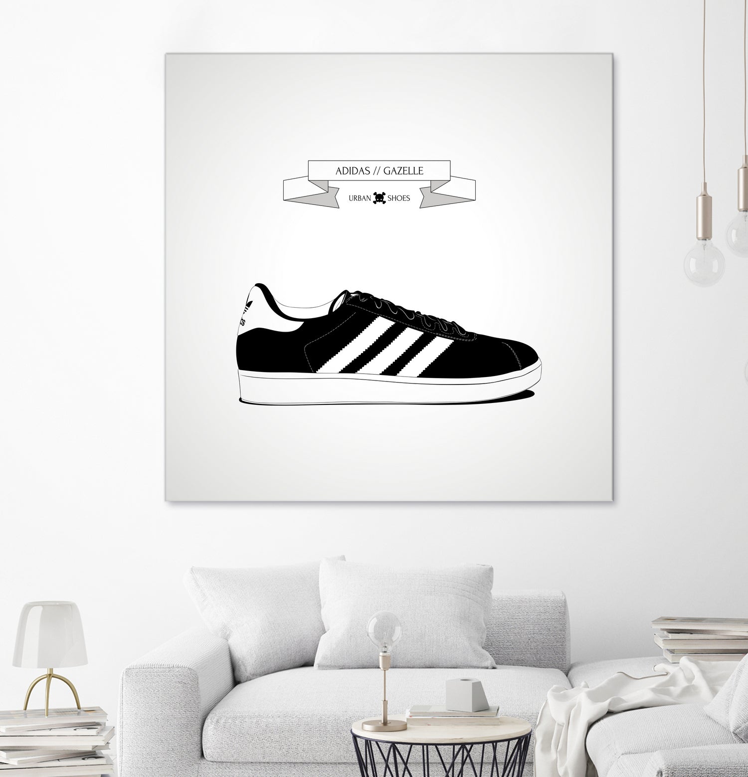 Urban Shoes / Adidas by Alejandro Garcia on GIANT ART - gray photo illustration