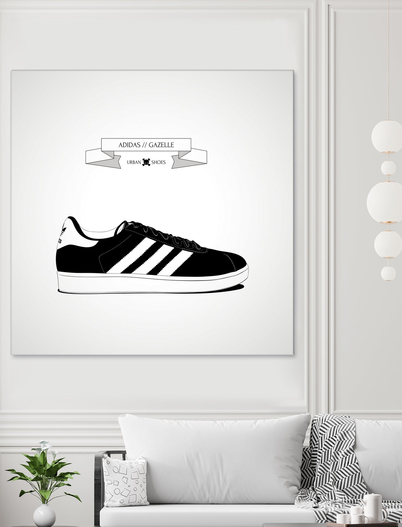 Urban Shoes / Adidas by Alejandro Garcia on GIANT ART - gray photo illustration