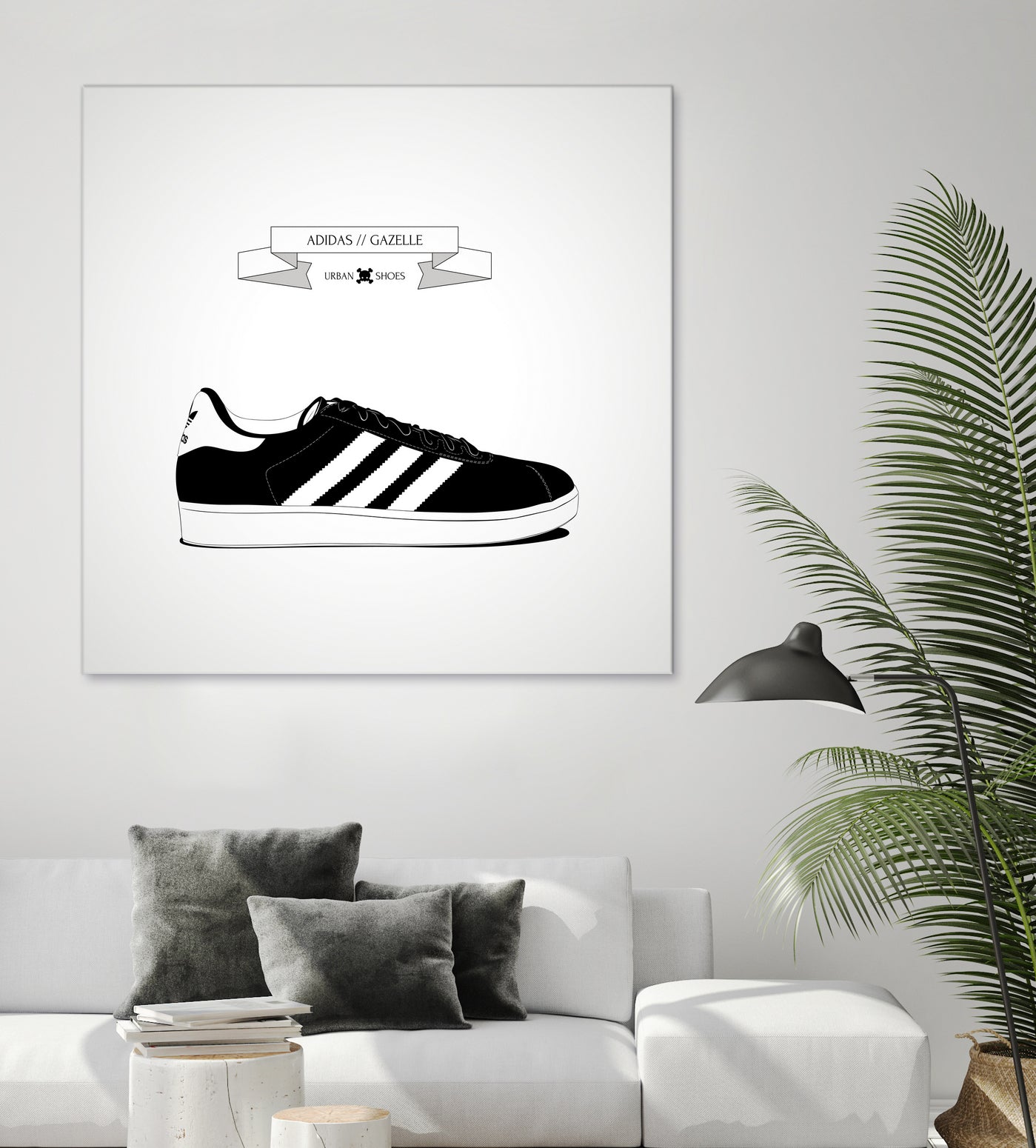 Urban Shoes / Adidas by Alejandro Garcia on GIANT ART - gray photo illustration