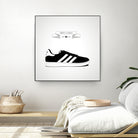 Urban Shoes / Adidas by Alejandro Garcia on GIANT ART - gray photo illustration