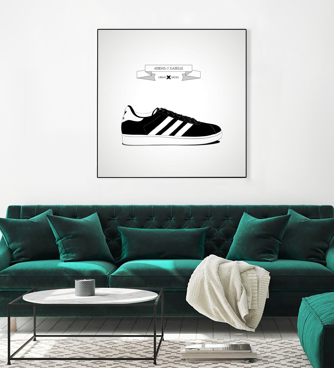 Urban Shoes / Adidas by Alejandro Garcia on GIANT ART - gray photo illustration