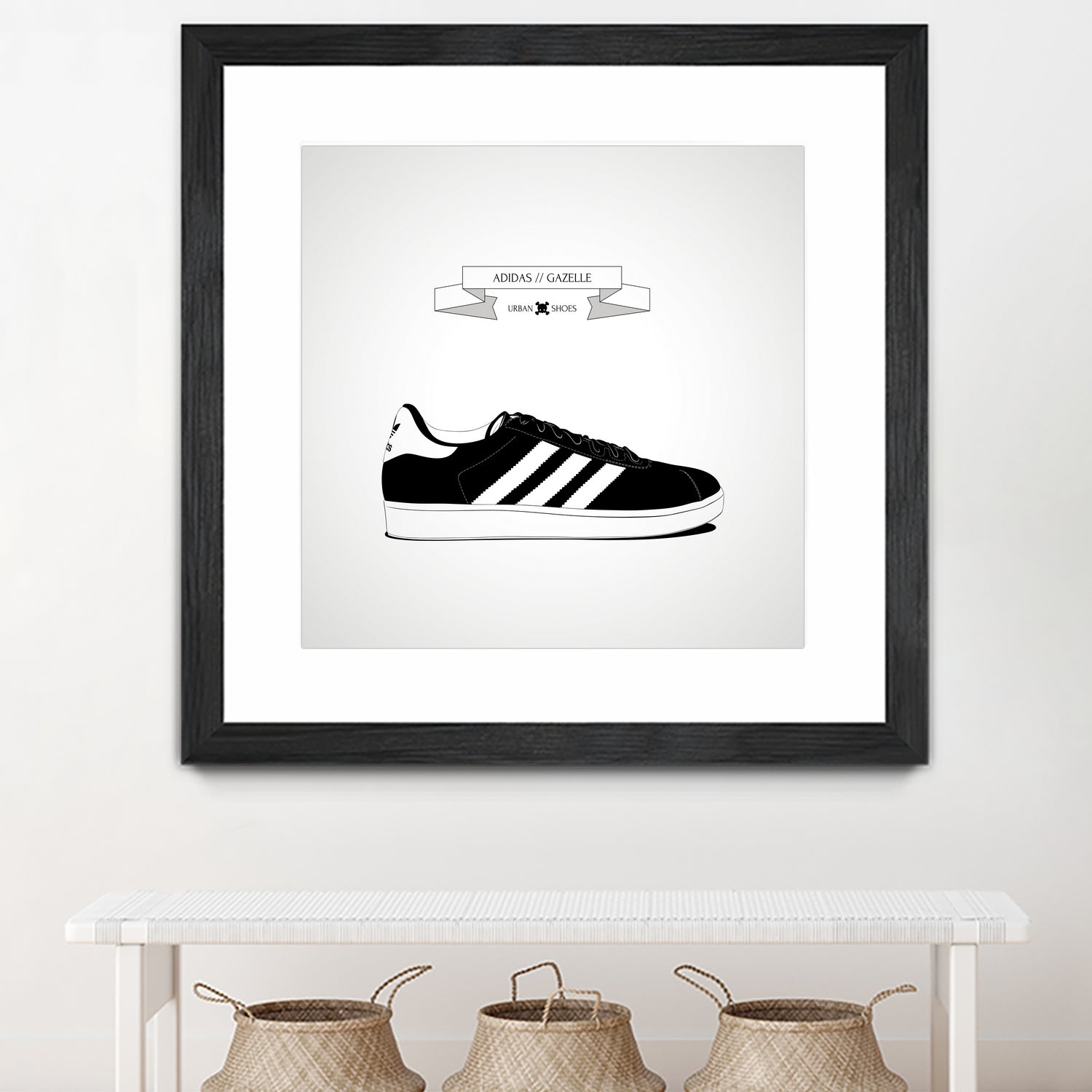 Urban Shoes / Adidas by Alejandro Garcia on GIANT ART - gray photo illustration