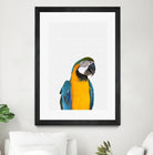 Macaw Parrot by Justinas Jokubauskas on GIANT ART - yellow photo manipulation