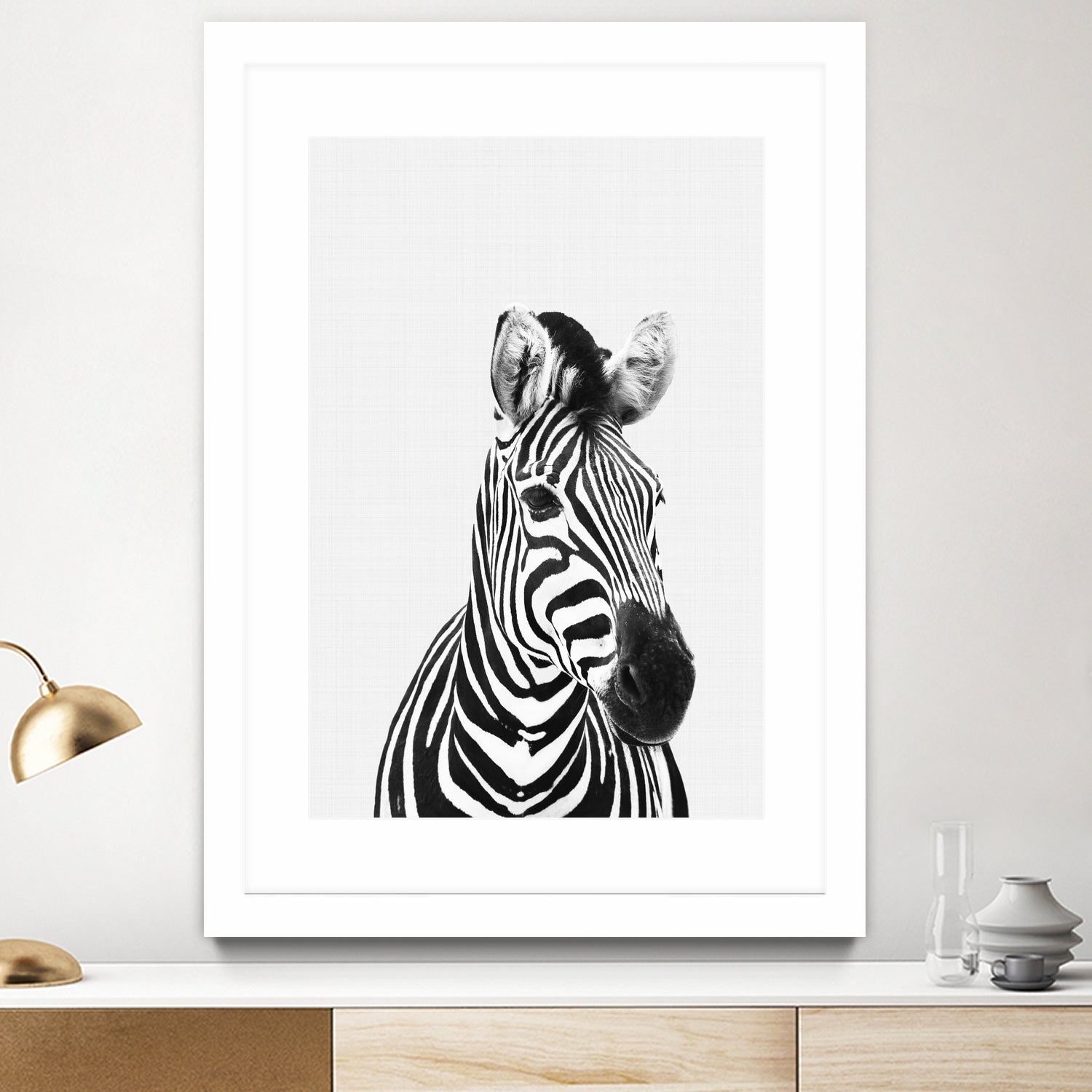 Zebra Portrait by Justinas Jokubauskas on GIANT ART - black photo manipulation