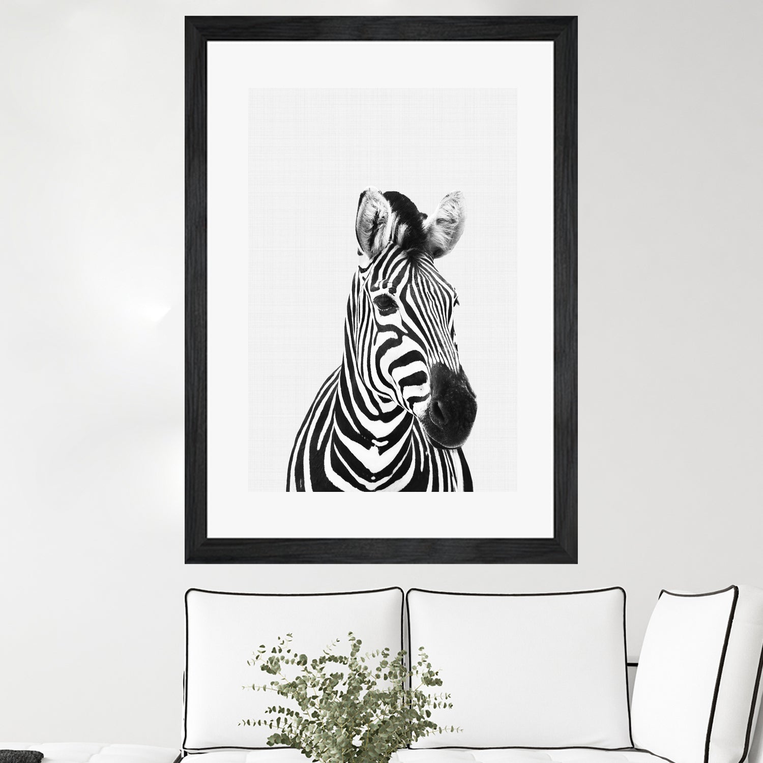 Zebra Portrait by Justinas Jokubauskas on GIANT ART - black photo manipulation