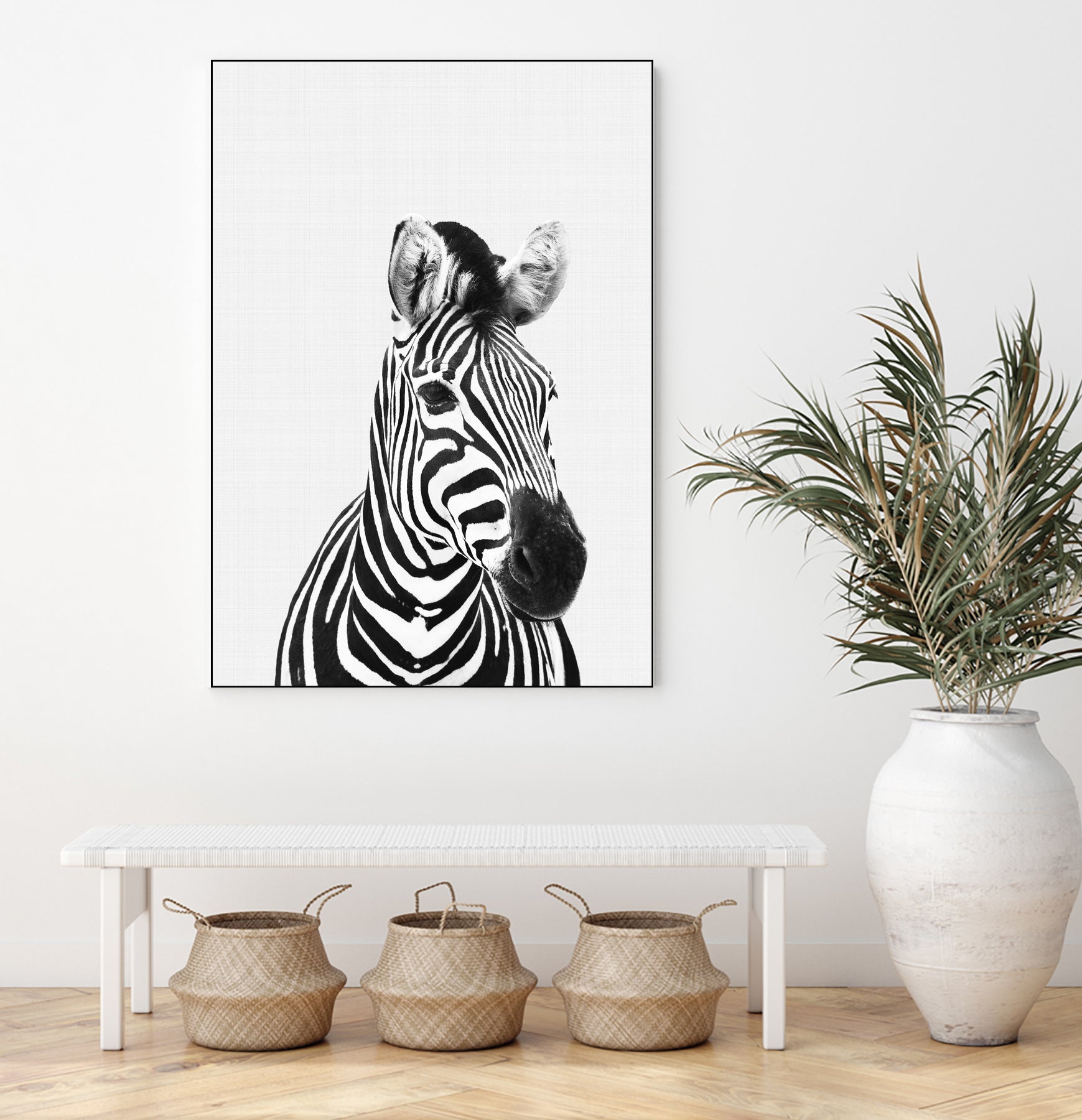 Zebra Portrait by Justinas Jokubauskas on GIANT ART - black photo manipulation