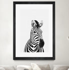 Zebra Portrait by Justinas Jokubauskas on GIANT ART - black photo manipulation