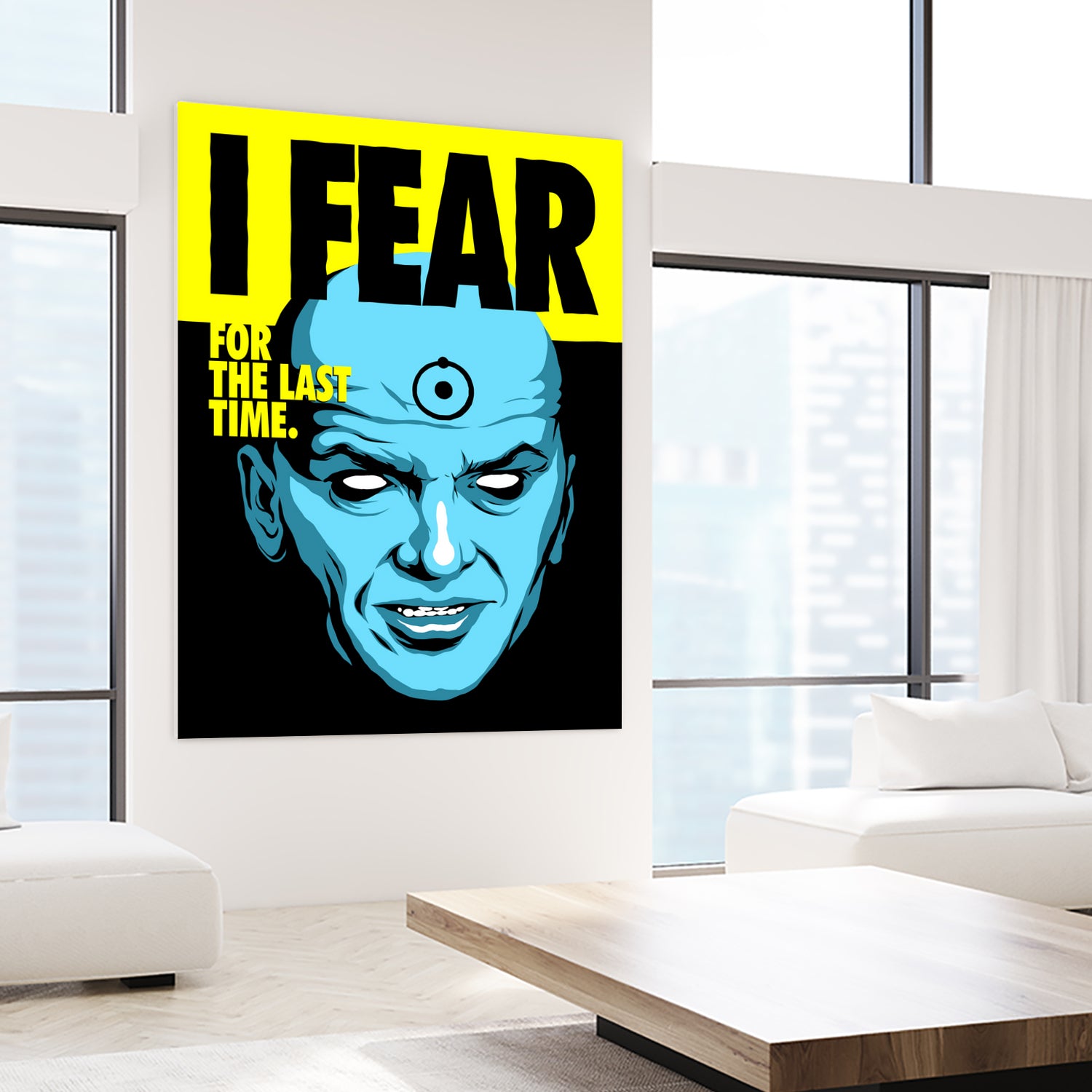 Fear by Bily Mariano da Luz on GIANT ART - blue digital drawing