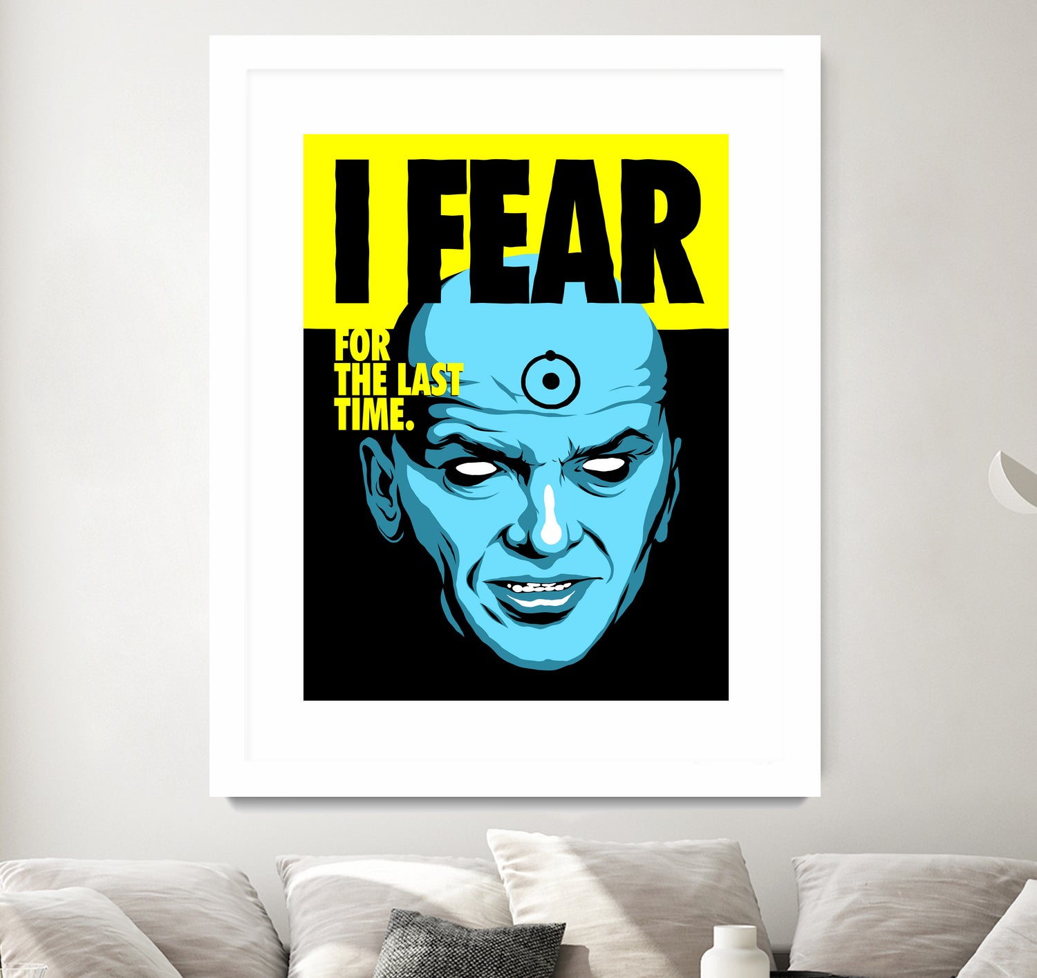 Fear by Bily Mariano da Luz on GIANT ART - blue digital drawing