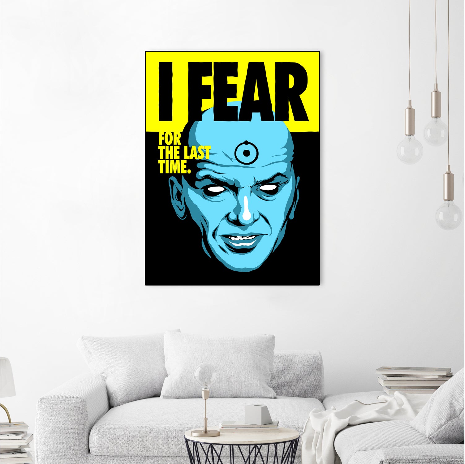 Fear by Bily Mariano da Luz on GIANT ART - blue digital drawing