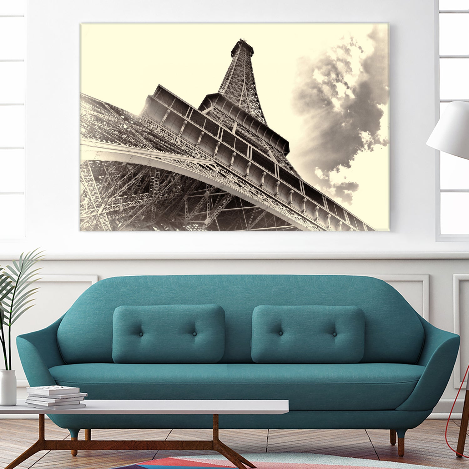 Eiffel Tower in Paris by I Bjork on GIANT ART - brown photo manipulation