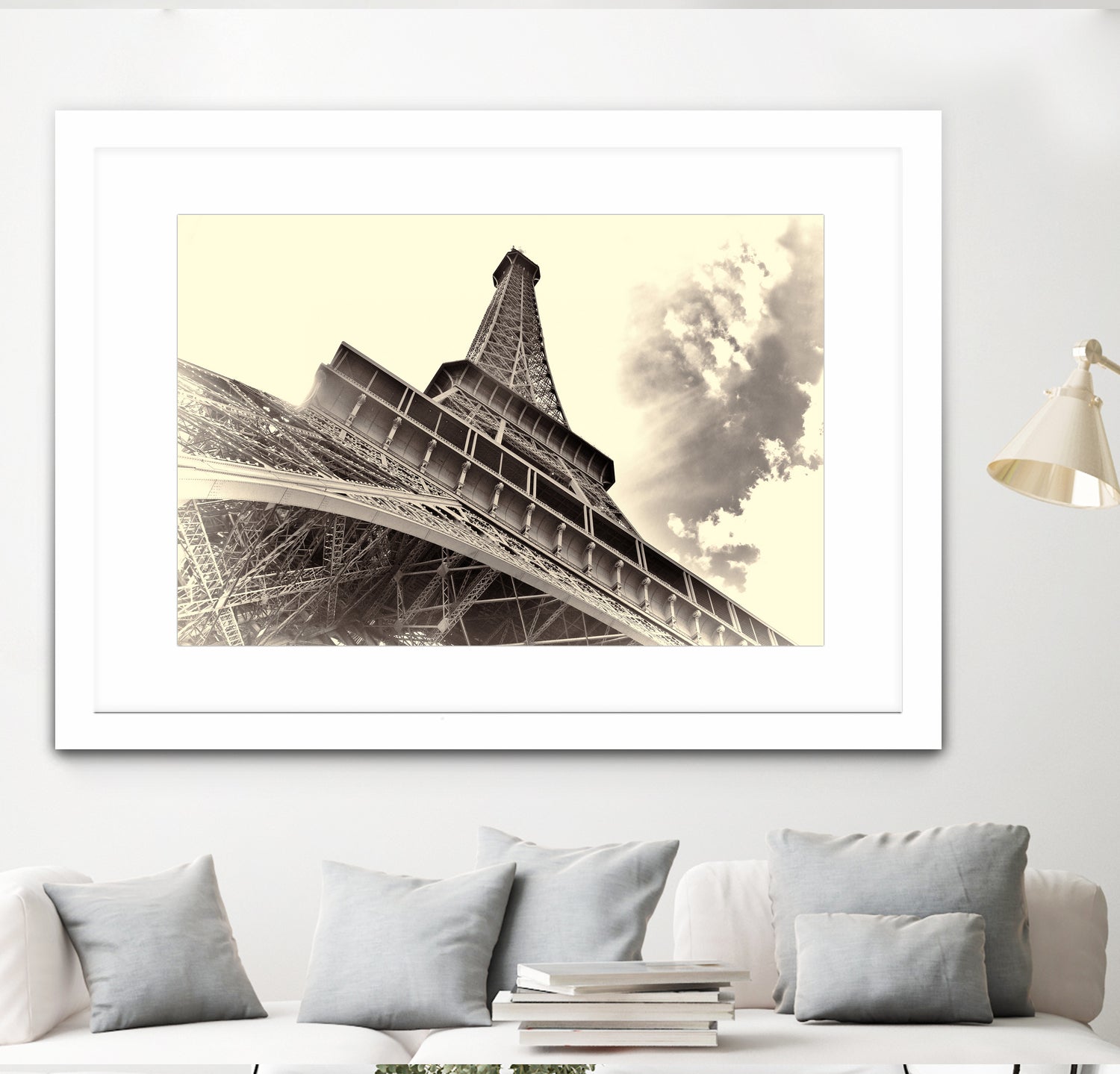 Eiffel Tower in Paris by I Bjork on GIANT ART - brown photo manipulation