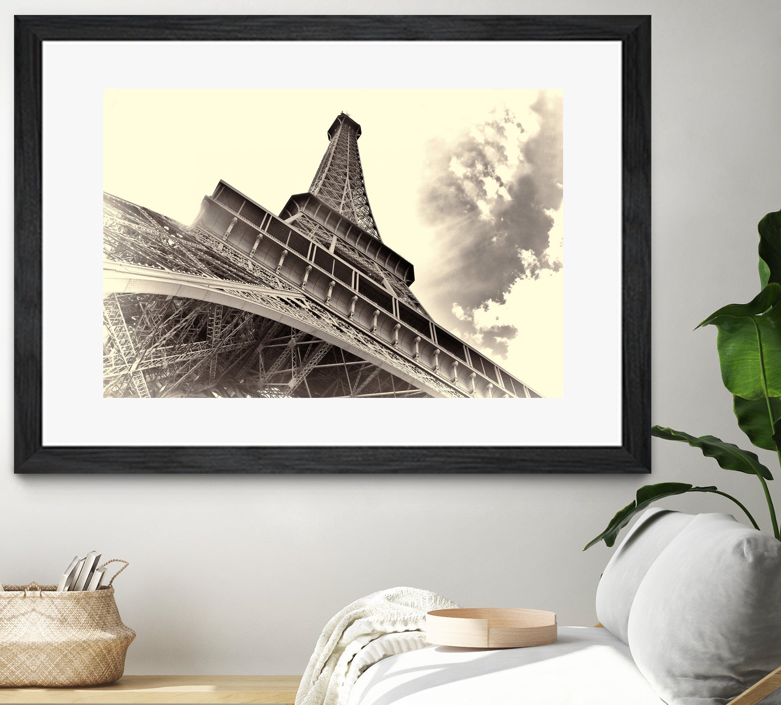 Eiffel Tower in Paris by I Bjork on GIANT ART - brown photo manipulation