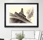 Eiffel Tower in Paris by I Bjork on GIANT ART - brown photo manipulation