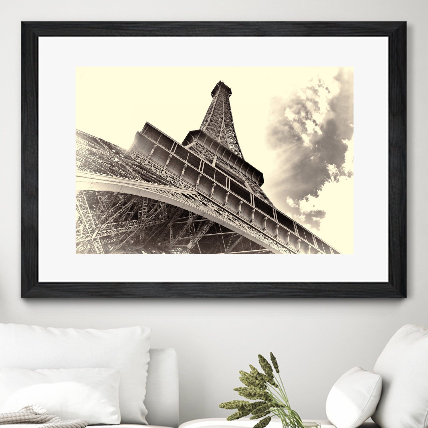 Eiffel Tower in Paris by I Bjork on GIANT ART - brown photo manipulation