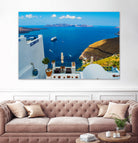 Santorini by Haris Kavalla on GIANT ART - blue photo manipulation