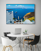 Santorini by Haris Kavalla on GIANT ART - blue photo manipulation