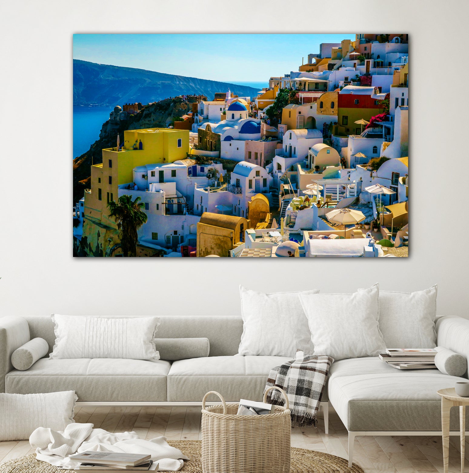 Oia Santorini. by Haris Kavalla on GIANT ART - blue photo manipulation