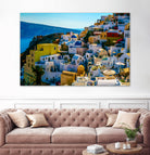 Oia Santorini. by Haris Kavalla on GIANT ART - blue photo manipulation