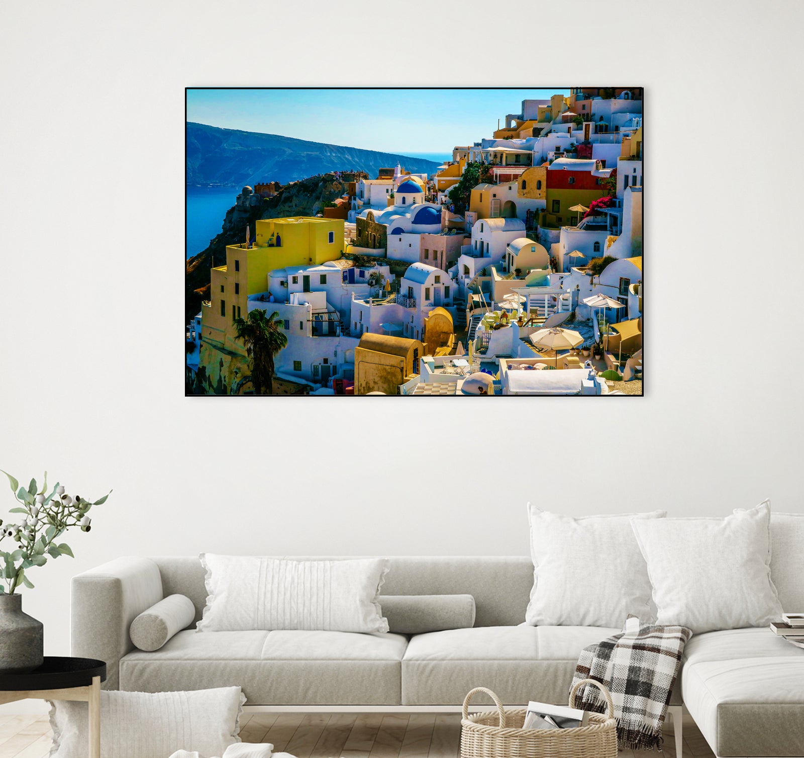 Oia Santorini. by Haris Kavalla on GIANT ART - blue photo manipulation