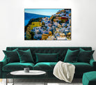 Oia Santorini. by Haris Kavalla on GIANT ART - blue photo manipulation