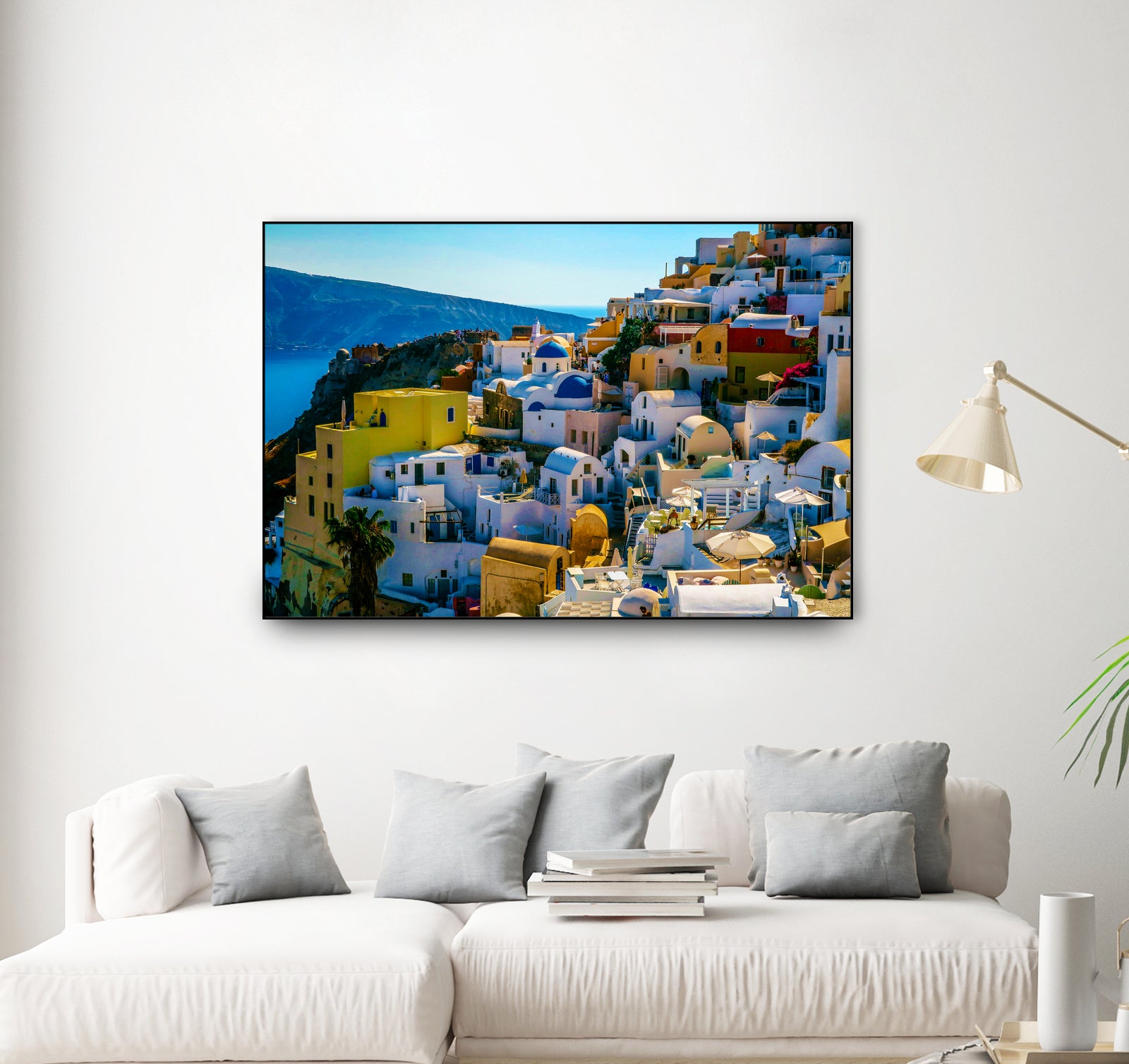 Oia Santorini. by Haris Kavalla on GIANT ART - blue photo manipulation