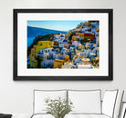 Oia Santorini. by Haris Kavalla on GIANT ART - blue photo manipulation